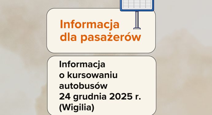 kursowanie autobusów 24.12.2025 w wigilię