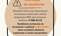 Informacja dla pasażerów