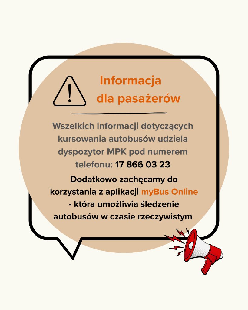 Informacja dla pasażerów