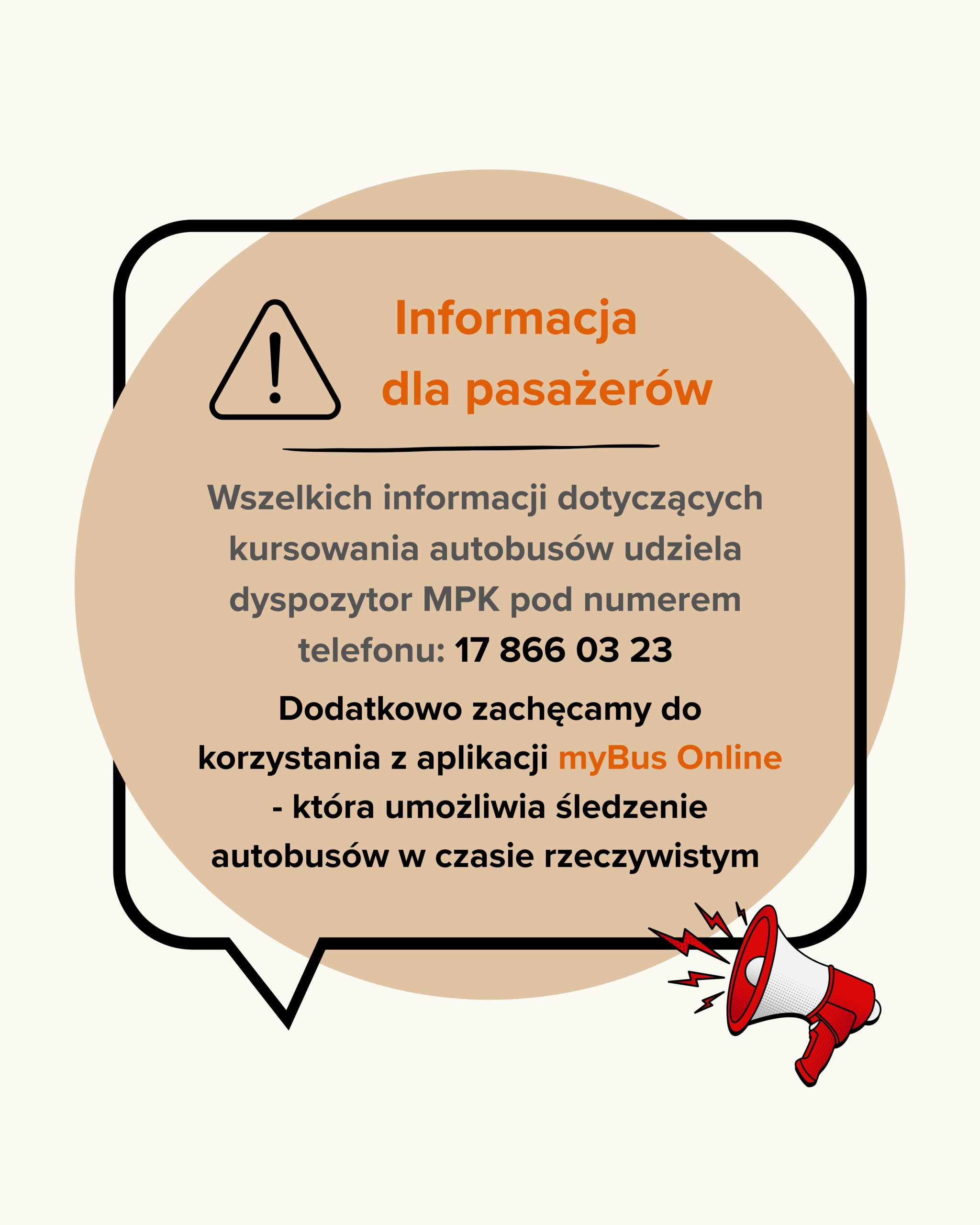 Informacja dla pasażerów