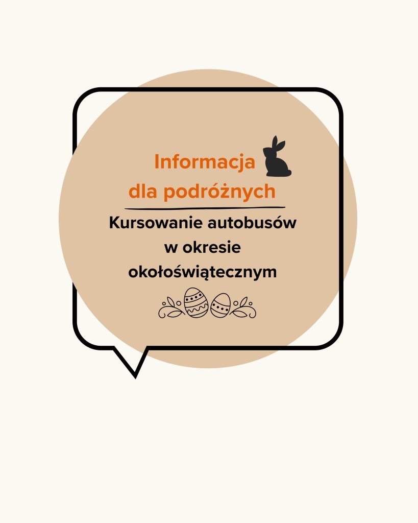 Kursowanie autobusów w okresie okołoświątecznym