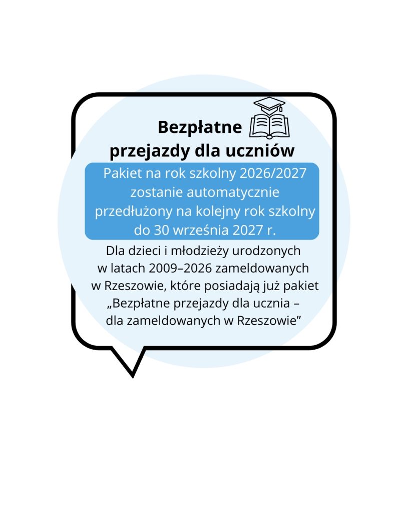 Bezpłatne przejazdy dla uczniów – pakiety na rok szkolny 2026/2027
