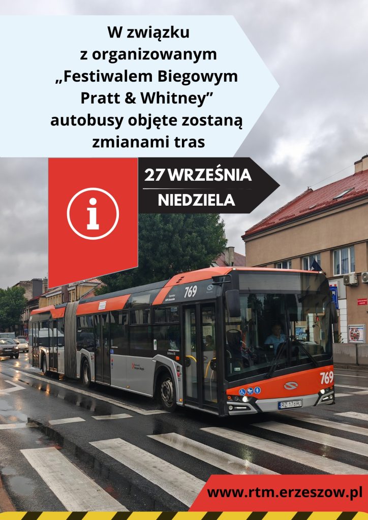 27 września – zmiana tras wybranych linii autobusowych