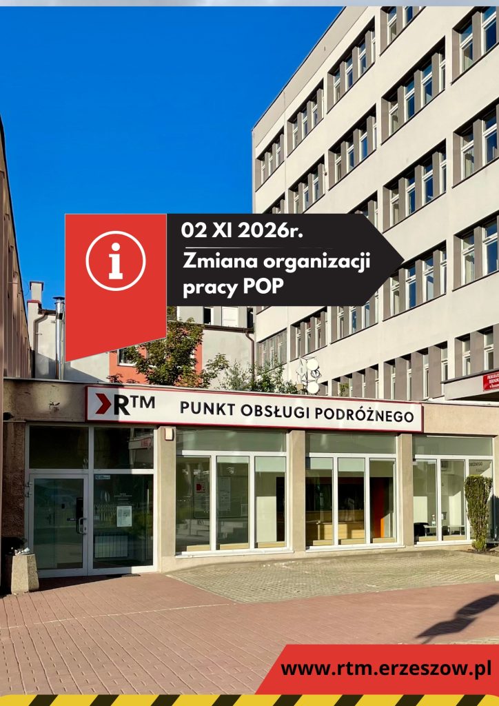 Zmiana organizacji pracy w Punktach Obsługi Podróżnego